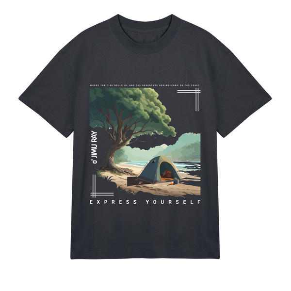 Calm Under The Canopy - Off black men - T-Shirts