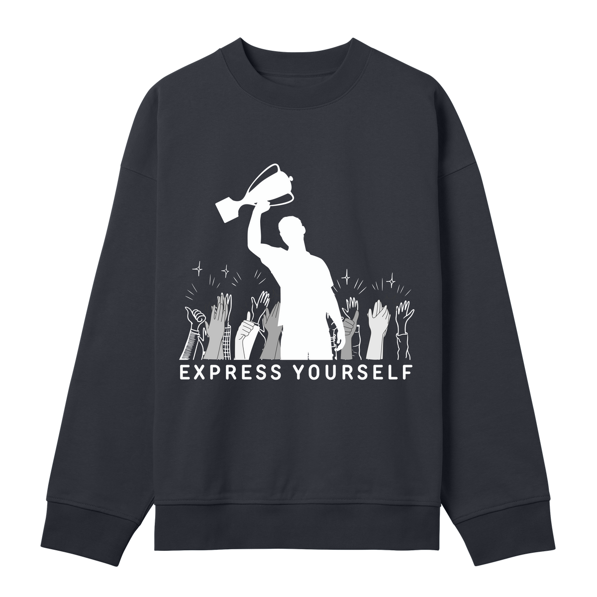 Victory Vibes - Express Yourself - Off black men - Sweatshirts