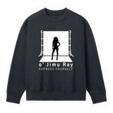 Stand Out - Oversized Comfort - Off black women - Sweatshirts