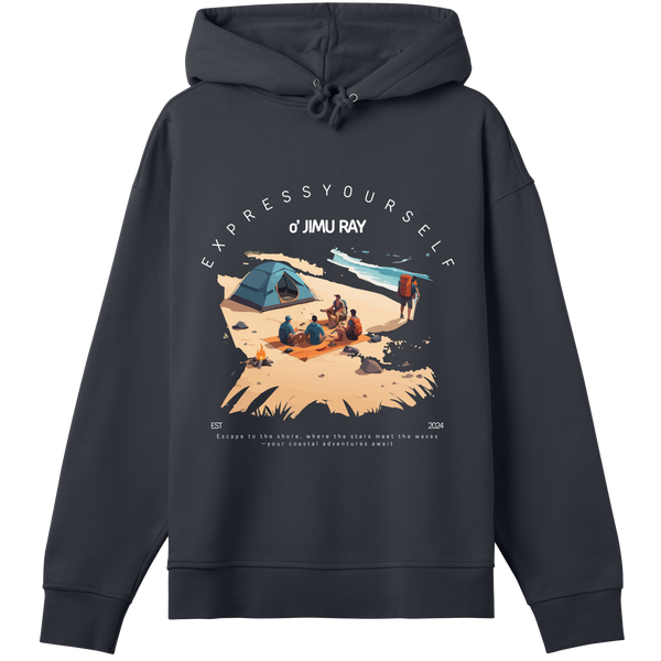 Campfire Chronicles - Express Your Love for Nature - Off black women - Hoodies