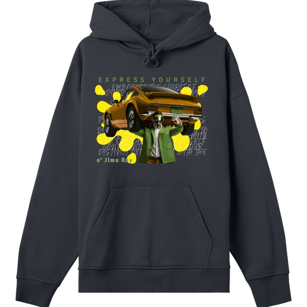 Carried by Confidence - o' Jimu Ray’s Iconic Hoodie - Off black men - Hoodies