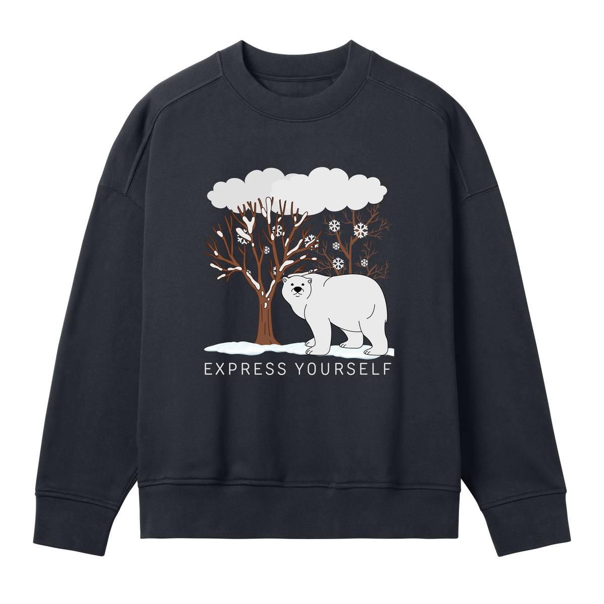 Winter Wilderness Sweatshirt - Off black women - Sweatshirts