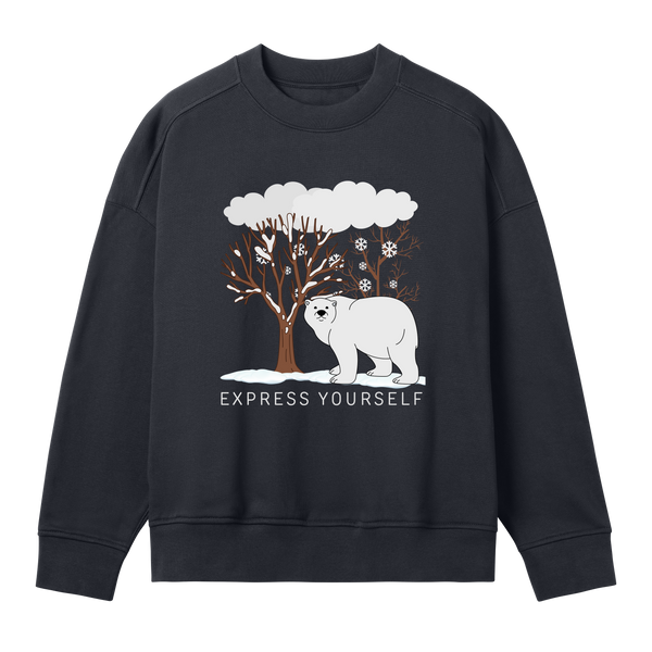 Winter Wilderness Sweatshirt - Off black women - Sweatshirts