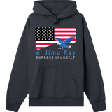 American Eagle Boxy Hoodie - o' Jimu Ray - 4th July Special - Off black men - Hoodies