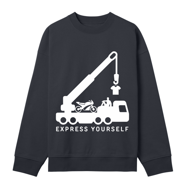 Timeless Sophistication - Men's Boxy Sweatshirt - Off black men - Sweatshirts