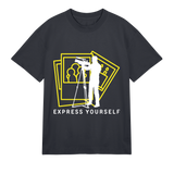 Capture & Create Boxy T-Shirt - Off black men - T-shirts