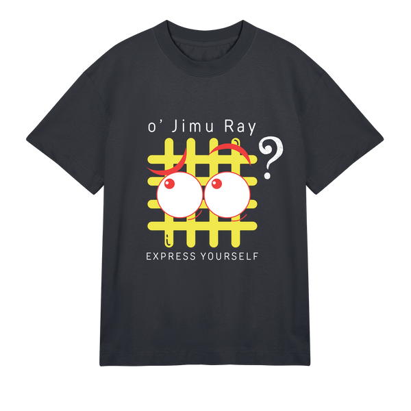 Bright & Curious - Whimsical Art Tee - Off black men - T-shirts