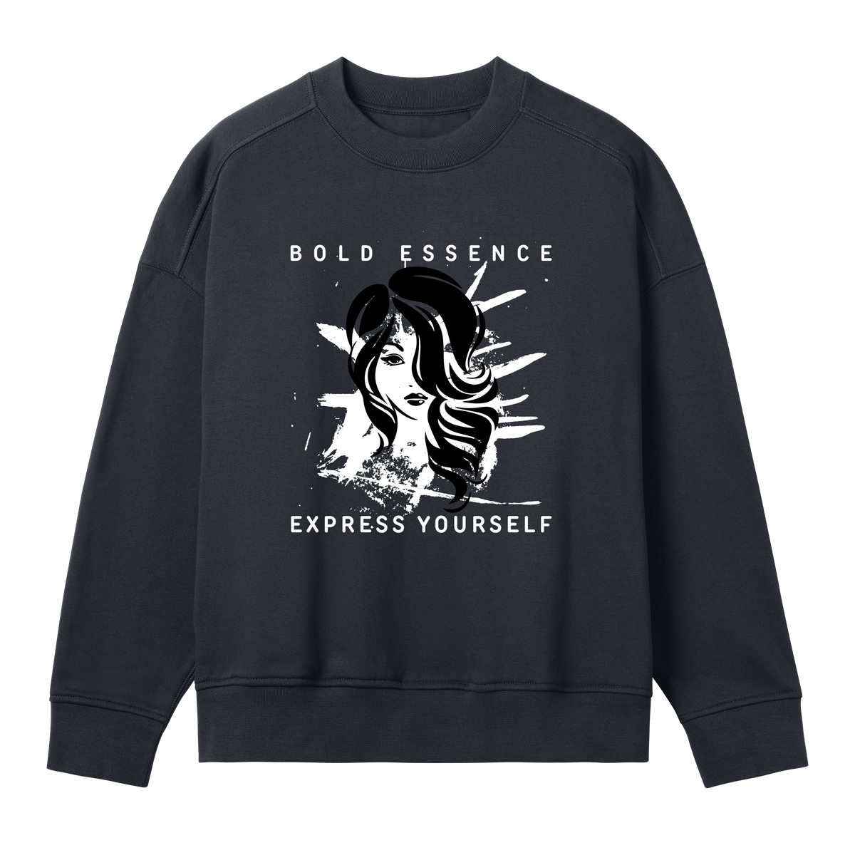 Bold Essence - Artistic Sweatshirt - Off black women - Sweatshirts