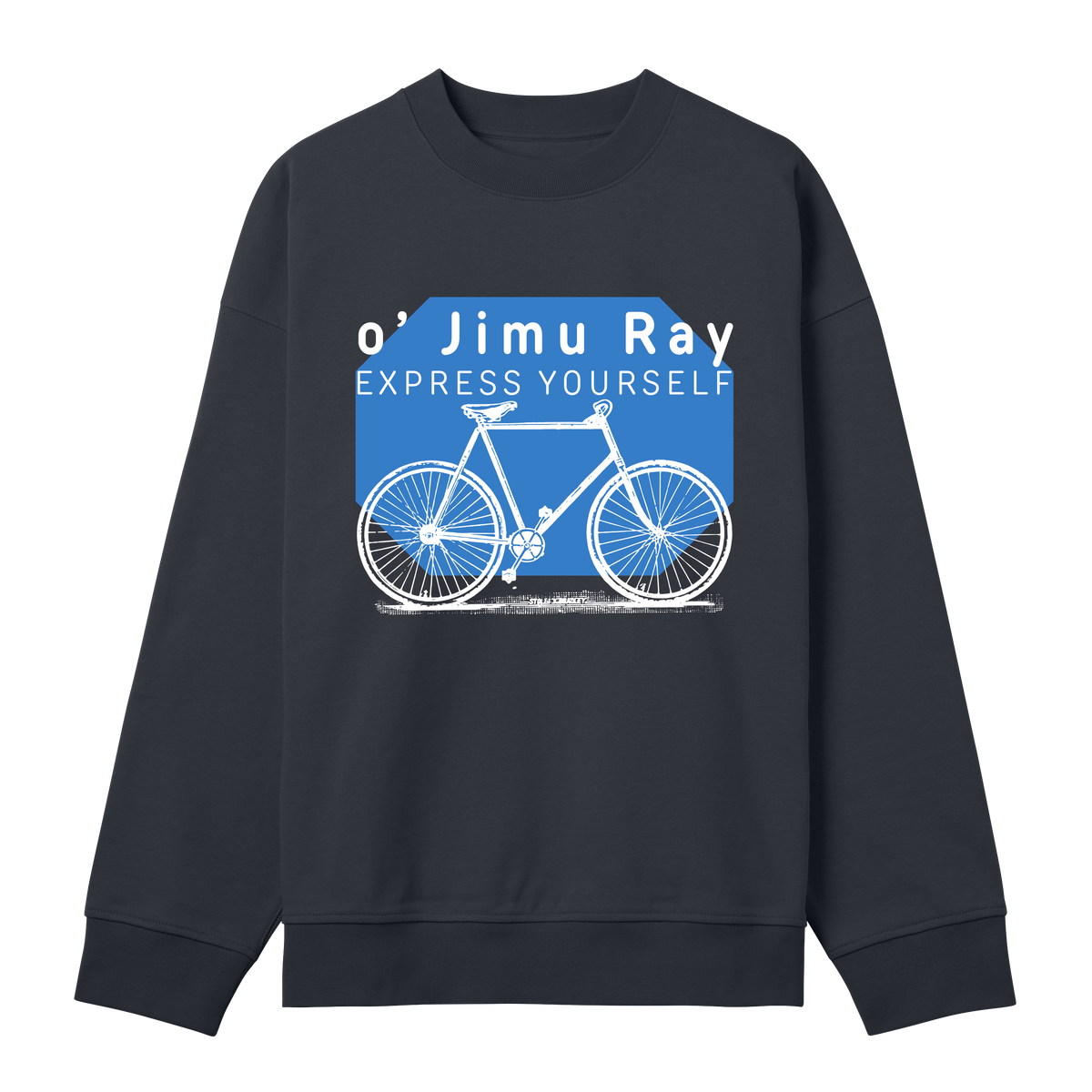 Pedal Power - Stylish & Bold - Off black men - Sweatshirts