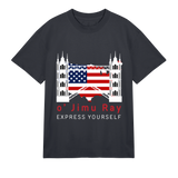 Patriotic Blueprint - o' Jimu Ray 4th July Special - Off black men - T-shirts