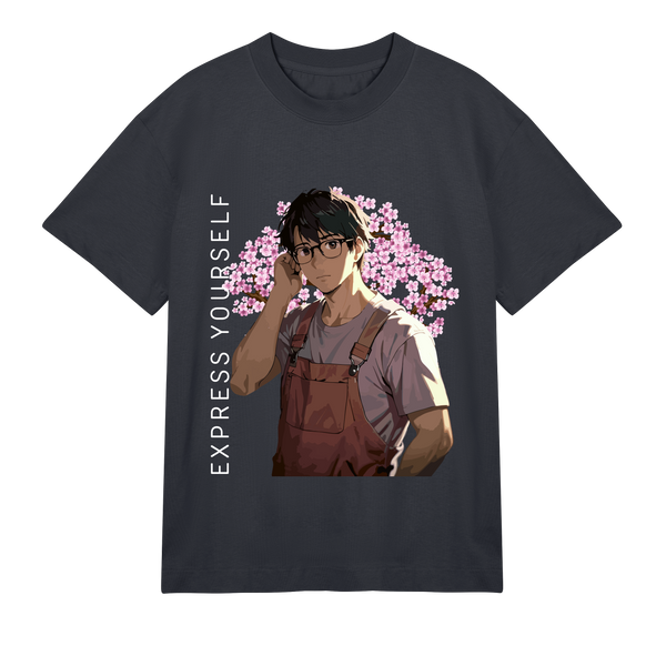 Blossom Reflection - The Thoughtful Tee - Off black men - T-Shirts