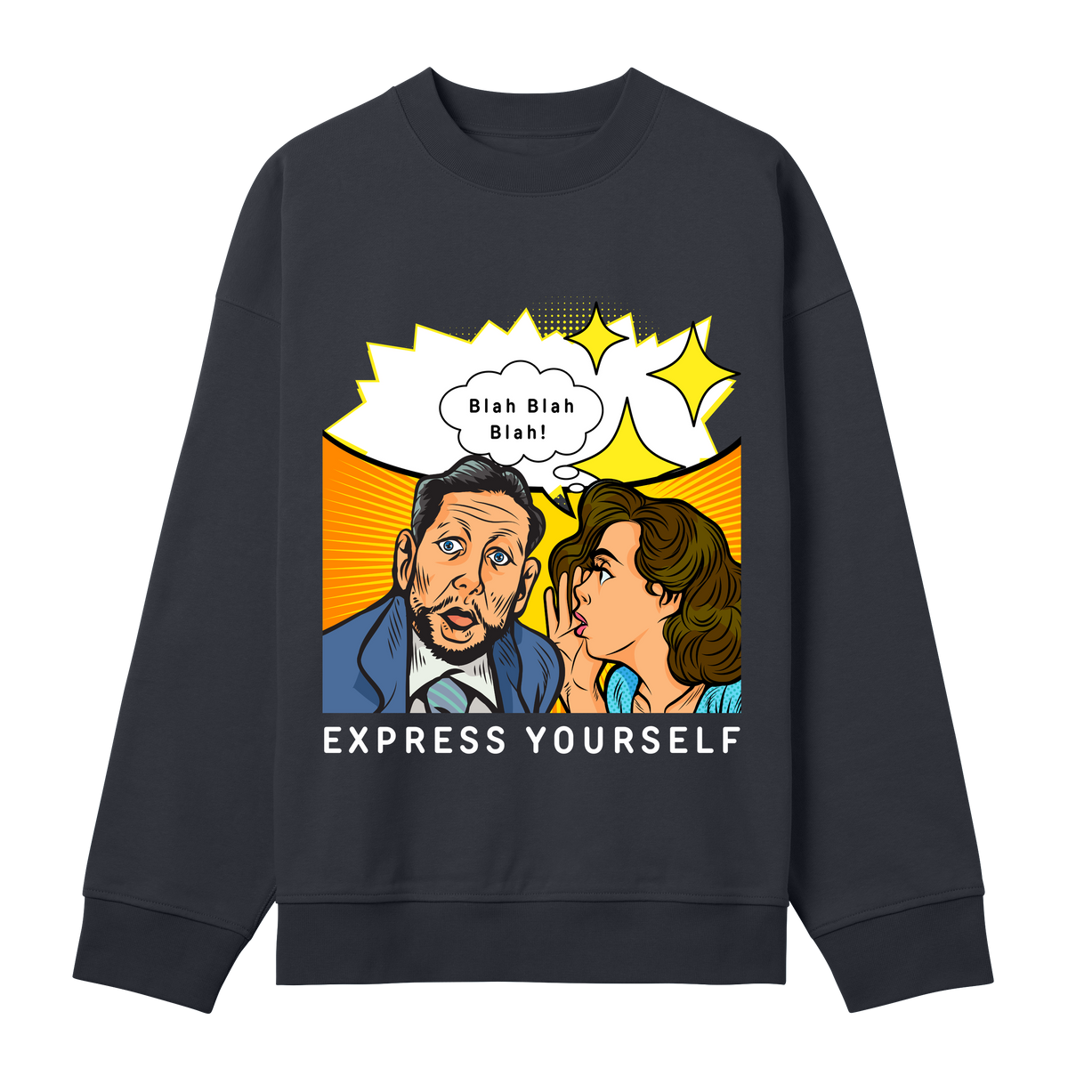 Graphic Gossip - Iconic Fashion - Off black men - Sweatshirts