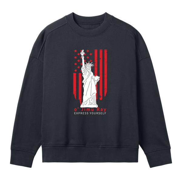 Patriot Spirit Women's Sweatshirt - o' Jimu Ray 4th July Special - Off black women - Sweatshirts