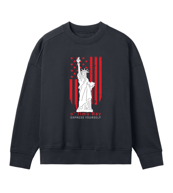 Patriot Spirit Women's Sweatshirt - o' Jimu Ray 4th July Special - Off black women - Sweatshirts