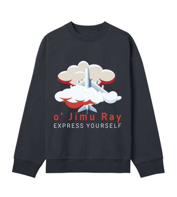 Cloud-Bound Comfort - Men's Boxy Sweatshirt - Off black men - Sweatshirts