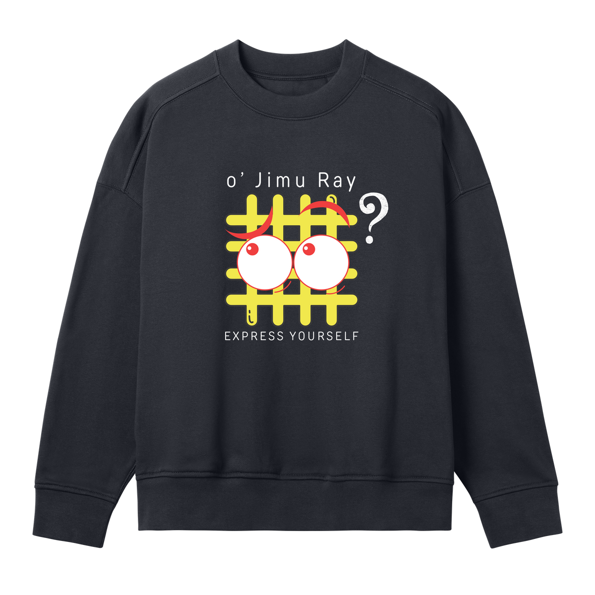 Cheeky Waffle Face Sweatshirt - Off black women - Sweatshirts