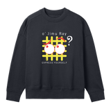 Cheeky Waffle Face Sweatshirt - Off black women - Sweatshirts