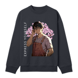 Cherry Blossom Muse - Express Yourself - Off black men - Sweatshirts