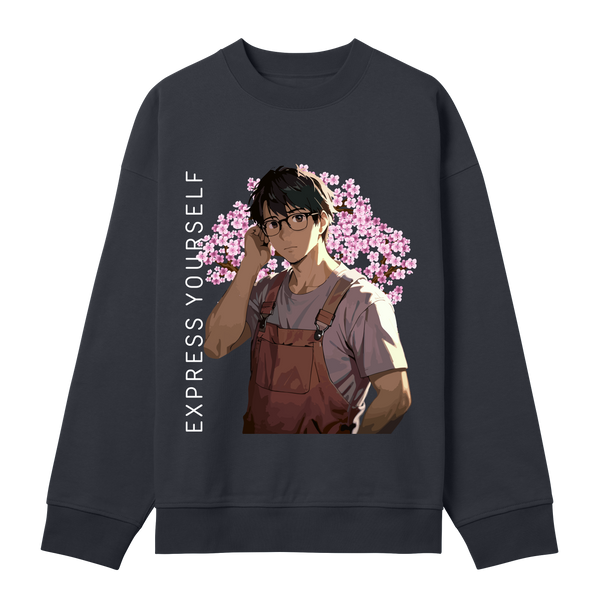 Cherry Blossom Muse - Express Yourself - Off black men - Sweatshirts