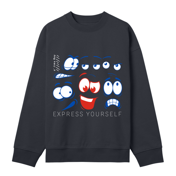 Animated Expressions - Let Your Mood Shine - Off black men - Sweatshirts