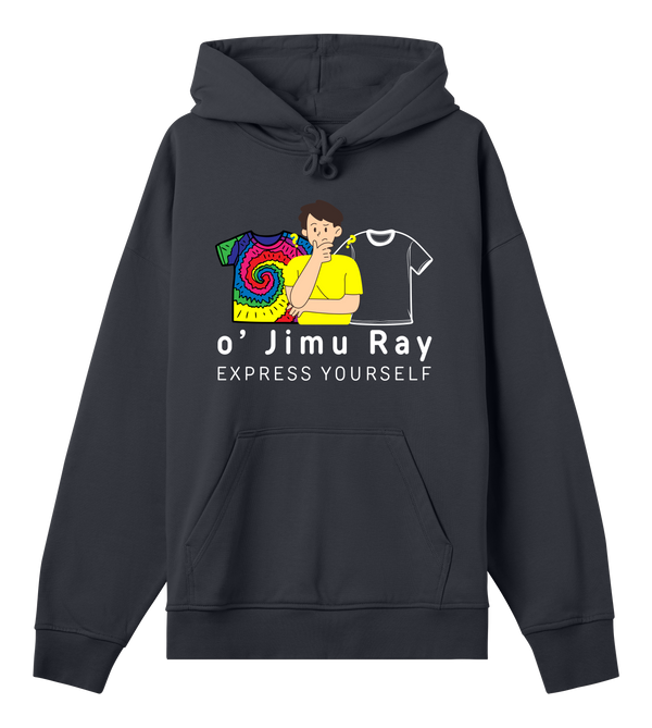 Think It Over - Unique Tie-Dye Hoodie - Off black men - Hoodies