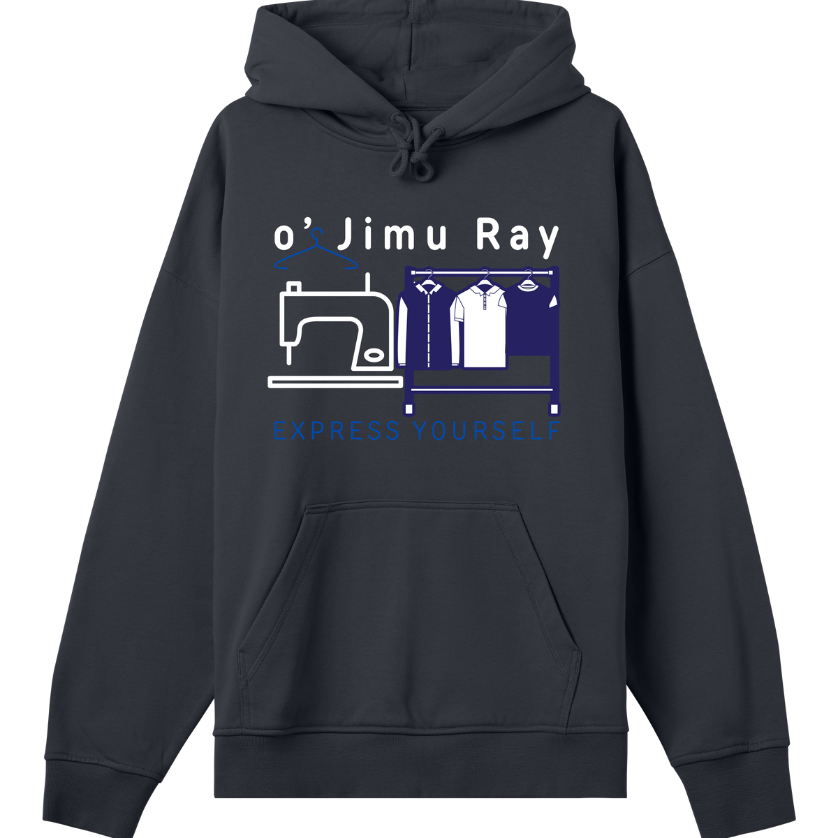 Timeless Style - The o' Jimu Ray Hoodie - Off black men - Hoodies