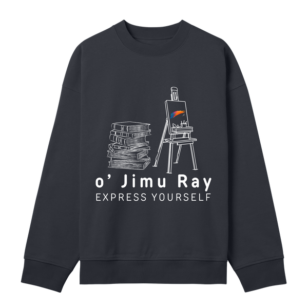 Literary Artist Boxy Sweatshirt - Off black men - Sweatshirts