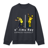 Hit & Run - Stylish Cricket Sweatshirt - Off black men - Sweatshirts