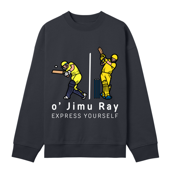 Hit & Run - Stylish Cricket Sweatshirt - Off black men - Sweatshirts