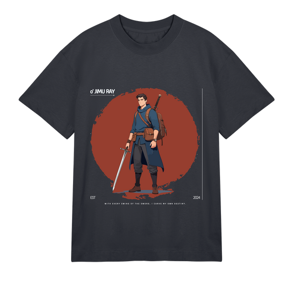 Blade & Backpack - Ready for Adventure - Off black men - T-Shirts