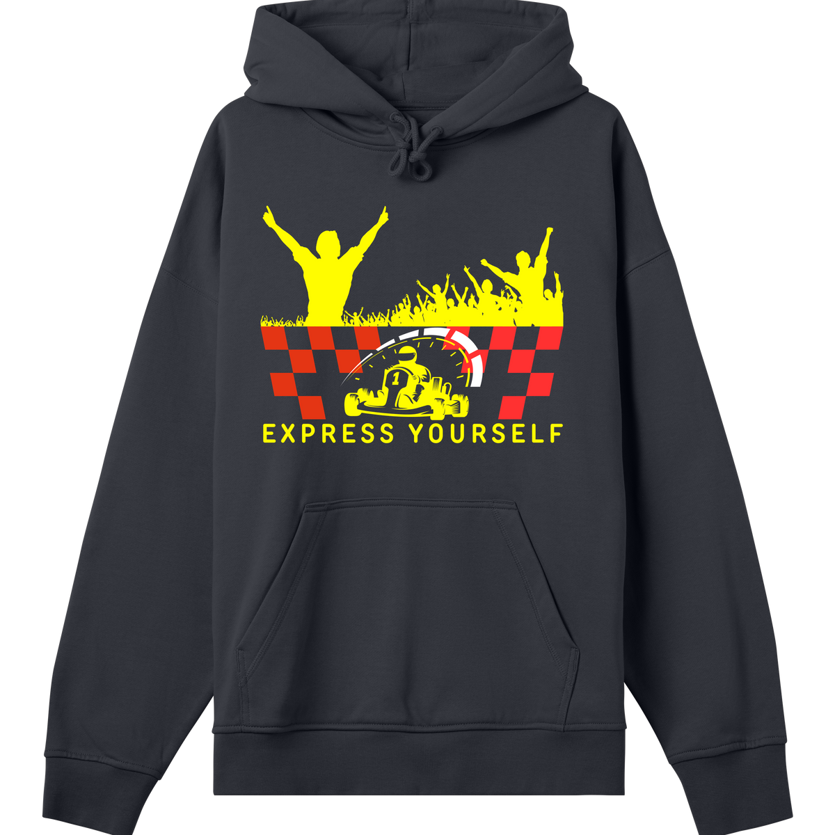 Checkered Victory - Express Yourself - Off black men - Hoodies