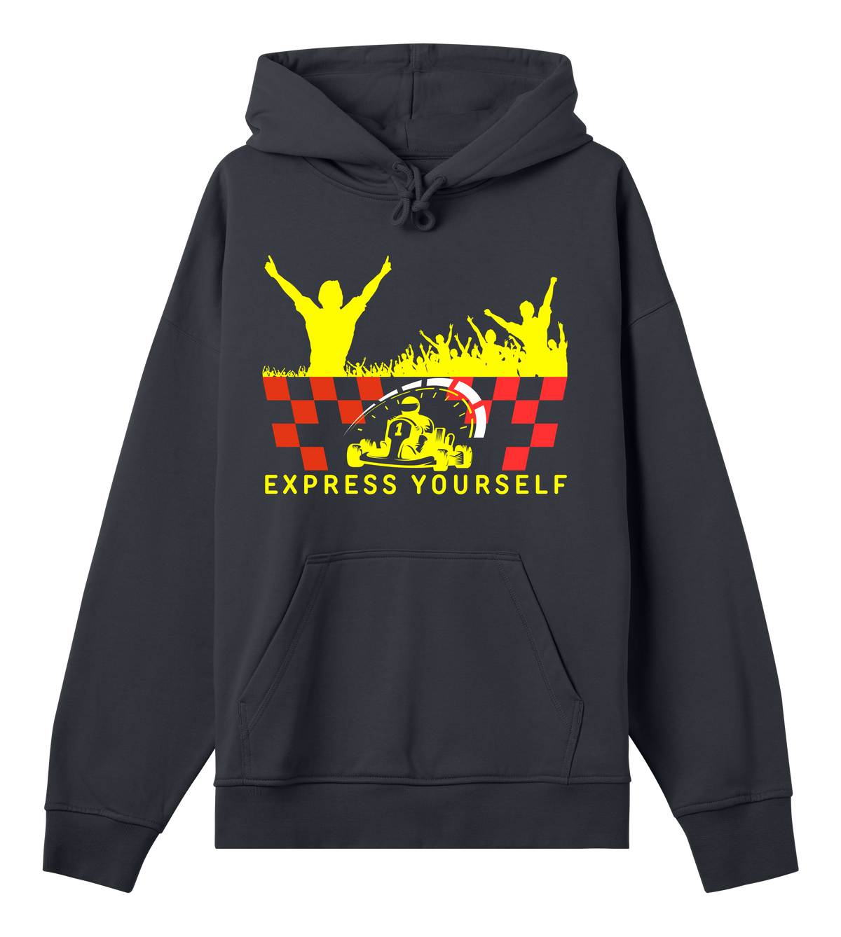 Checkered Victory - Express Yourself - Off black men - Hoodies