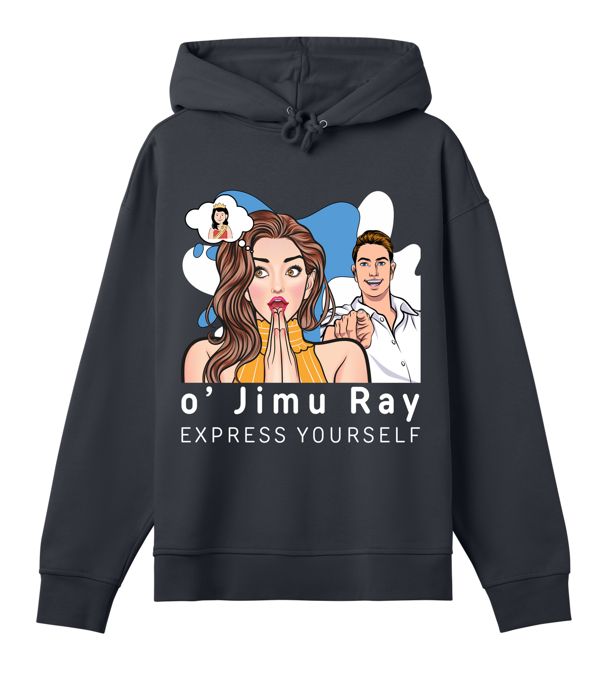 Dream Big - Bold Hoodie - Off black women - Hoodies