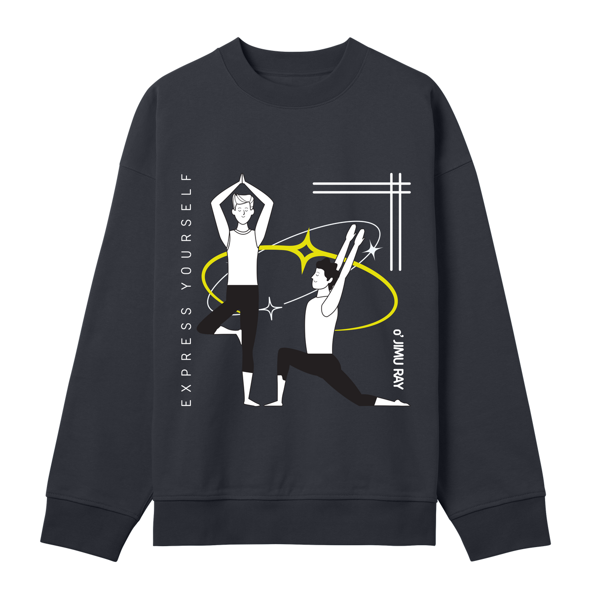 Yoga Harmony - Balance in Style - Off black men - Sweatshirts