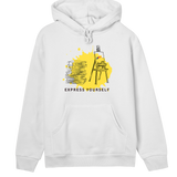 Artistic Essence Hoodie - Express Yourself - Off white women - Hoodies