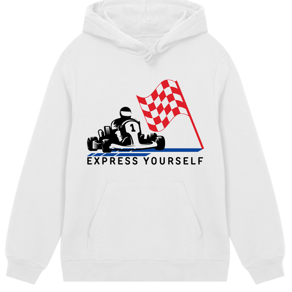 Race to Style - Express Yourself Hoodie - Off white men - Hoodies