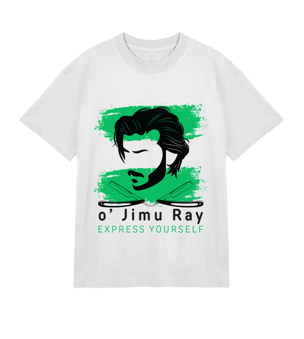 Heritage Cuts - Men's Organic Cotton Boxy Tee - Off white men - T-shirts
