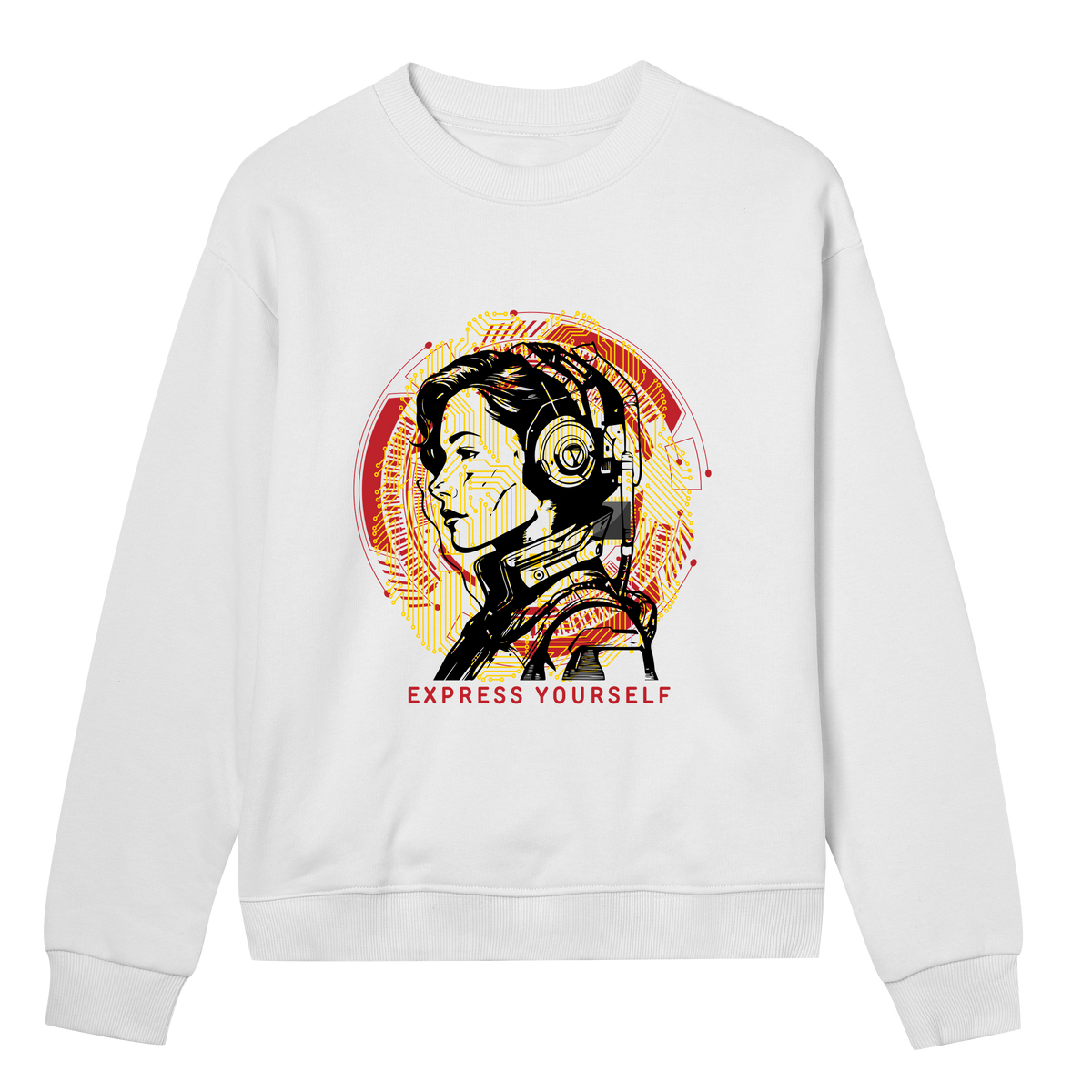 Wired Elegance - Unique Style - Off white women - Sweatshirts