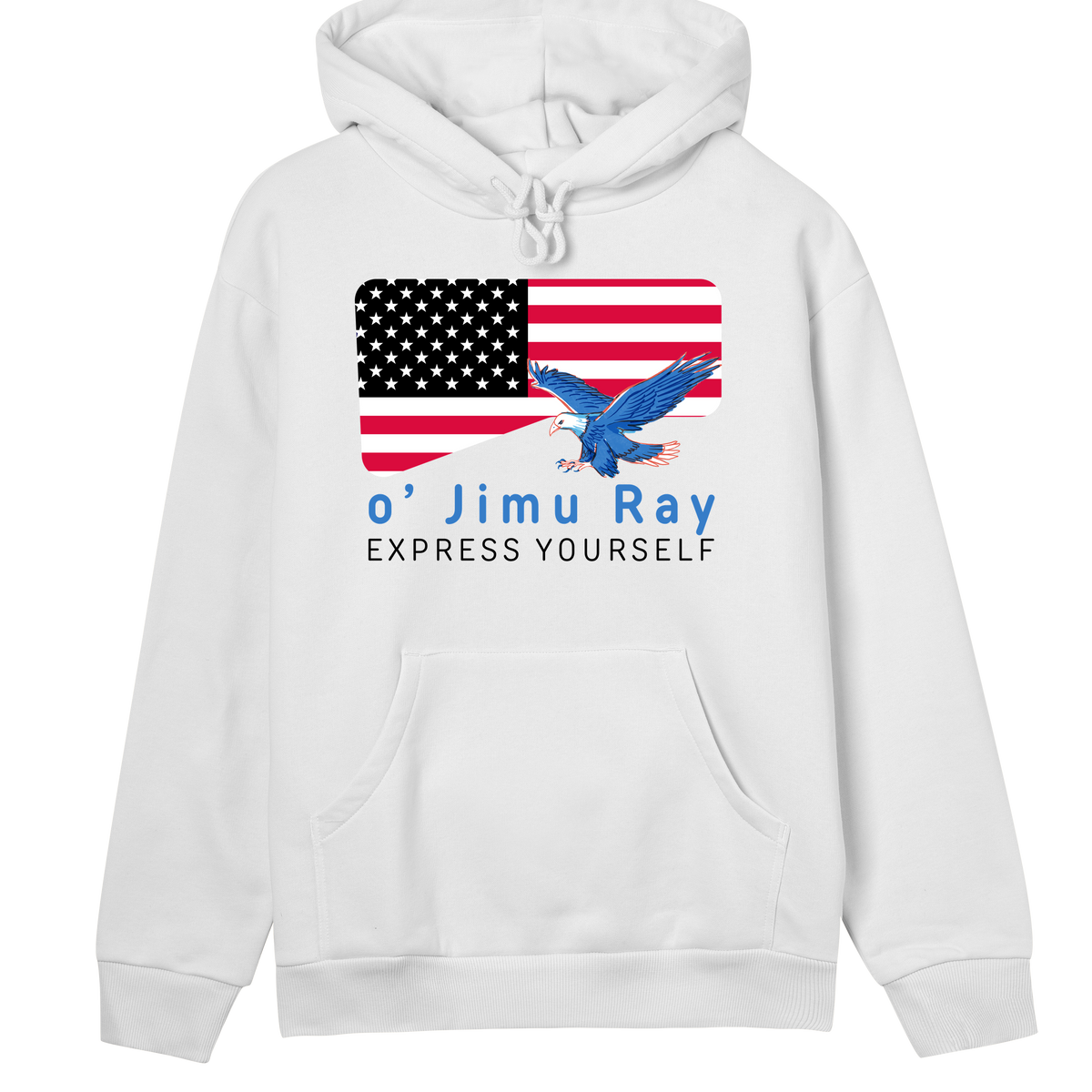 Stars, Stripes, and Style - 4th July Special - Off white women - Hoodies