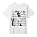 Leap of Joy - Vibrant Oversized Tee - Off white women - T-Shirts