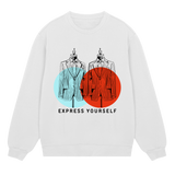 Express Your Elegance - Suit Silhouettes - Off white men - Sweatshirts