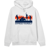 Sound-Wave Sensation - Express Yourself Hoodie - Off white women - Hoodies