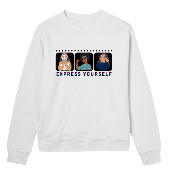 Celebrating You - Expressive Women's Sweatshirt - Off white women - Sweatshirts