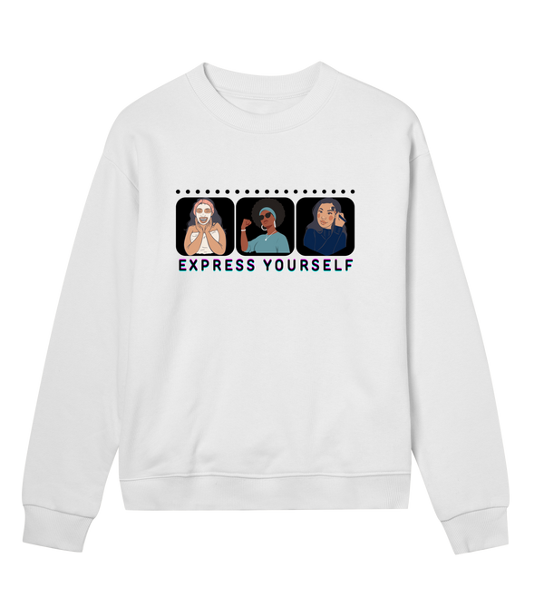 Celebrating You - Expressive Women's Sweatshirt - Off white women - Sweatshirts