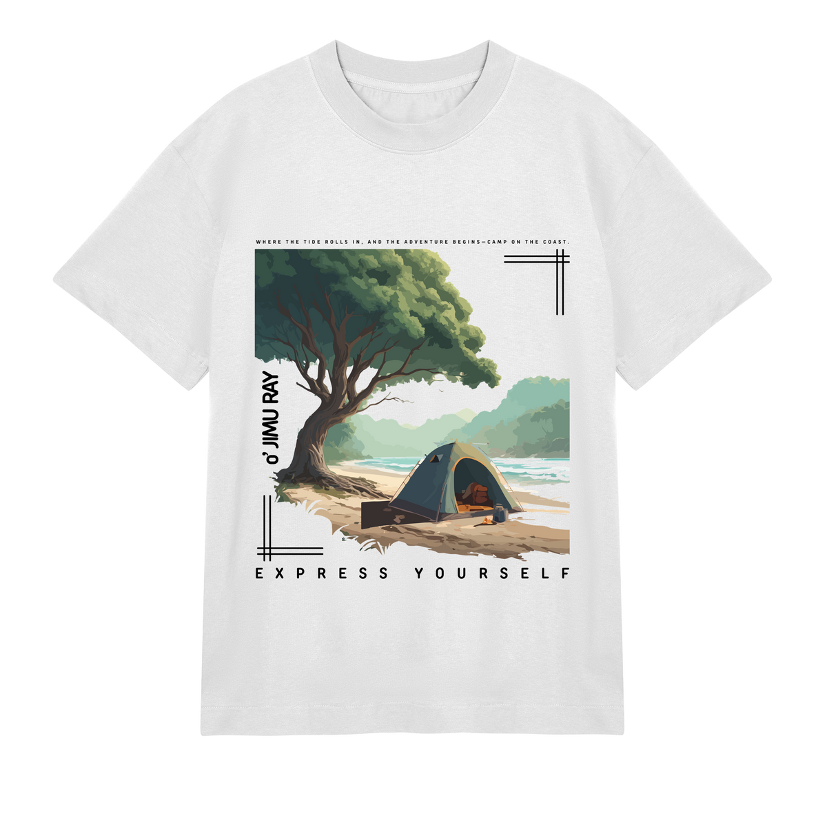 Calm Under The Canopy - Off white men - T-Shirts