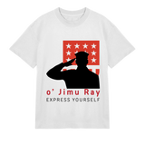 Honoured Salute Tee - o' Jimu Ray 4th July Special - Off white men - T-shirts