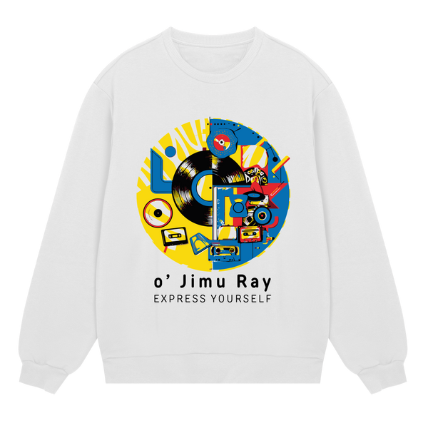 Music Memories - Bold Vinyl Design - Off white men - Sweatshirts