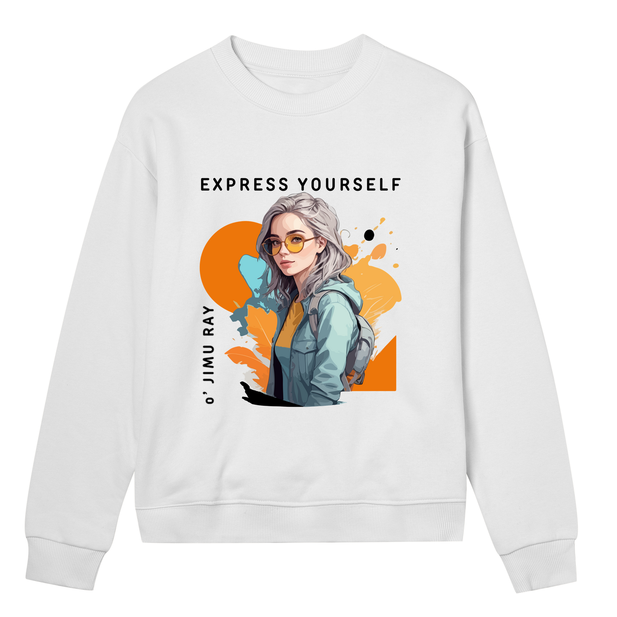 Glam Grit - Express in Style - Off white women - Sweatshirts