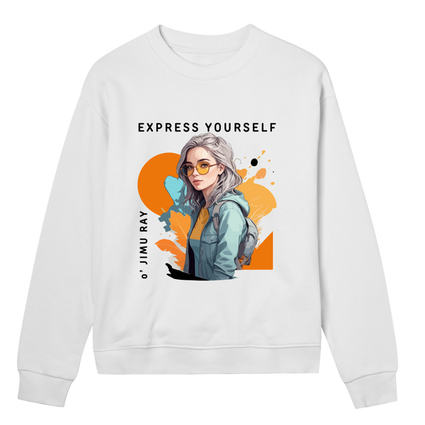 Glam Grit - Express in Style - Off white women - Sweatshirts