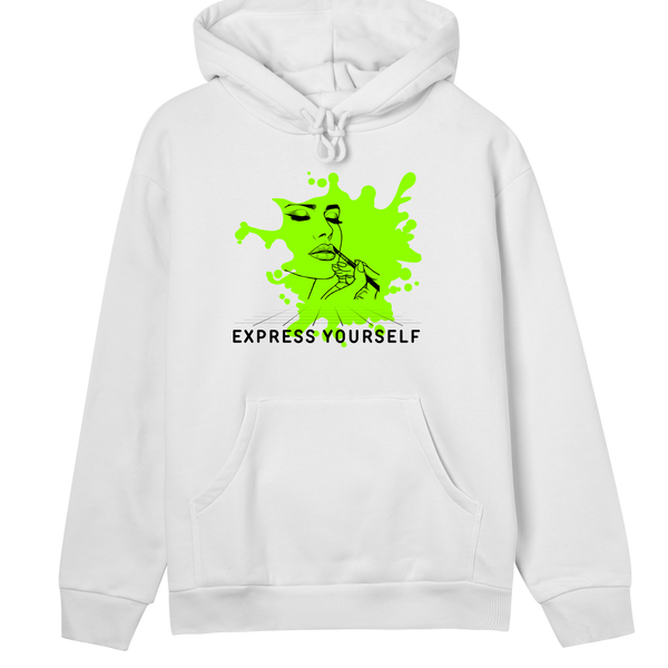 Bold and Beautiful - Art-Inspired Hoodie - Off white women - Hoodies